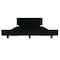 Tuhome Kaia Twin Bed Base, Headboard, Black CLW7974 - alternate 7